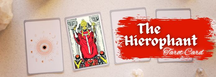 The Hierophant Tarot card symbolizes tradition, spirituality, and wisdom