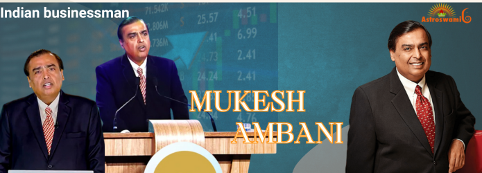 Mukesh Ambani's birth details and horoscope